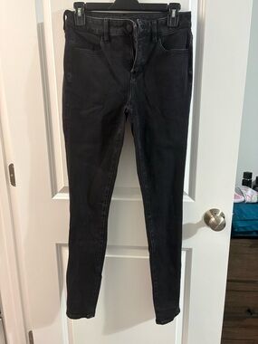American Eagle Outfitters Black Skinny Jeans - High-Rise
